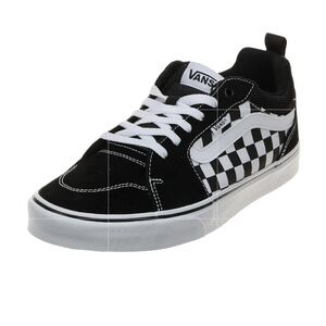 Vans Men’s Filmore Suede/Canvas Sneaker Black & White SZ 10